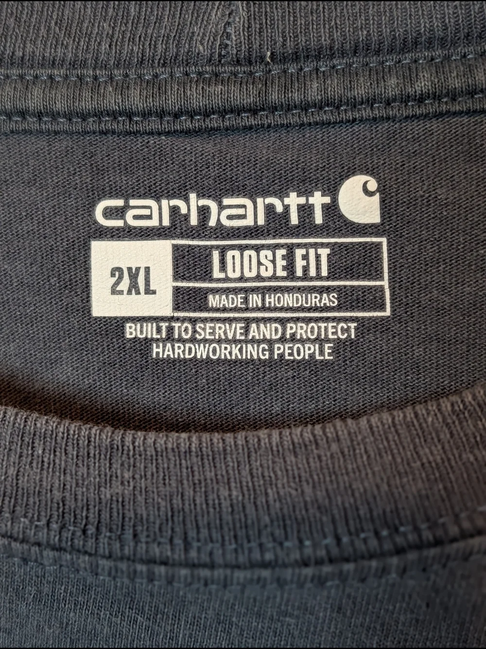 Carhartt Men's Short Sleeve Pocket Tee - Charcoal Gray